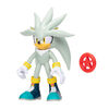 Figurine de 4 pouces Sonic - Silver avec Anneau d'étoile rouge