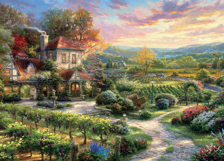 Ceaco 8 in 1 Thomas Kinkade Studio Collection Jigsaw Puzzle Set