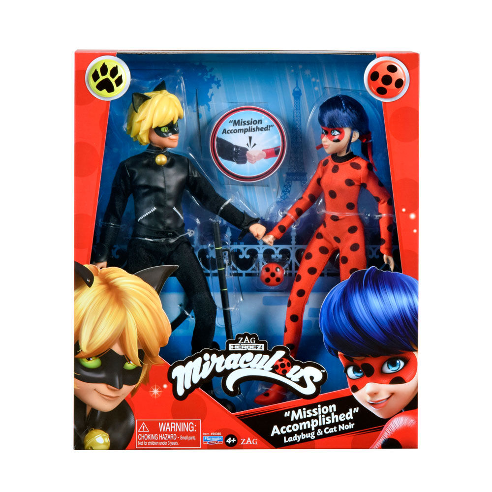 Ladybug and cat noir action figures sales