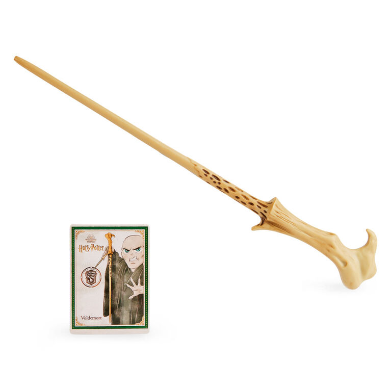 Wizarding World Harry Potter, 12-inch Spellbinding Voldemort Wand with Collectible Spell Card