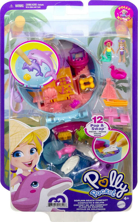 Polly Pocket Dolphin Beach Compact