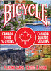 Bicycle cartes a jouer Canada quatre saisons