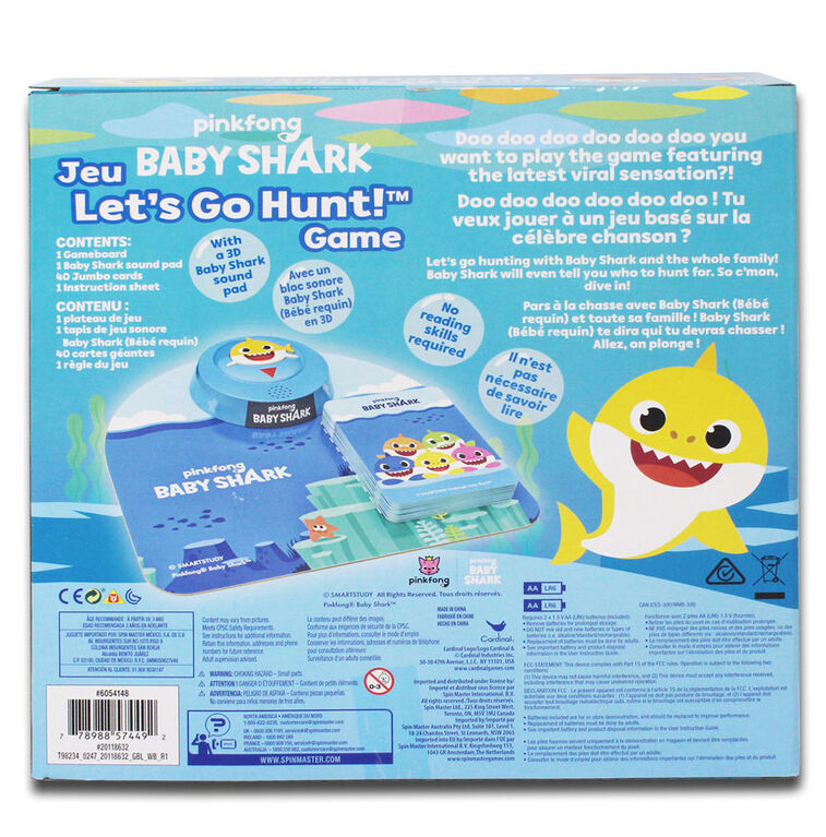Pinkfong Baby Shark Let S Go Hunt Card Game Toys R Us Canada