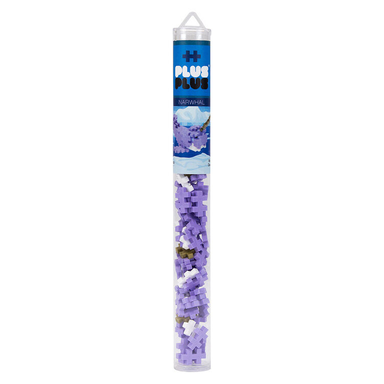 Plus Plus Mini Maker Tube - Narwhal