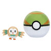 Pokémon Clip 'N' Go - Rowlet + Nest Ball