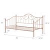 Summer Breeze Twin Metal Daybed Pink