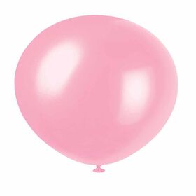 8 Ballons Nacres 12 Po - Rose