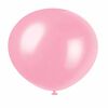 8 Ballons Nacres 12 Po - Rose