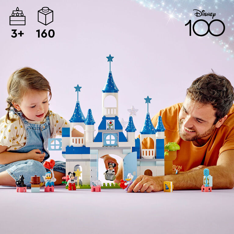 LEGO DUPLO  Disney 3in1 Magic Castle 10998 Building Toy Set (160 Pieces)