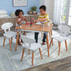 Mid-Century Kid Table/4 Chairs Set