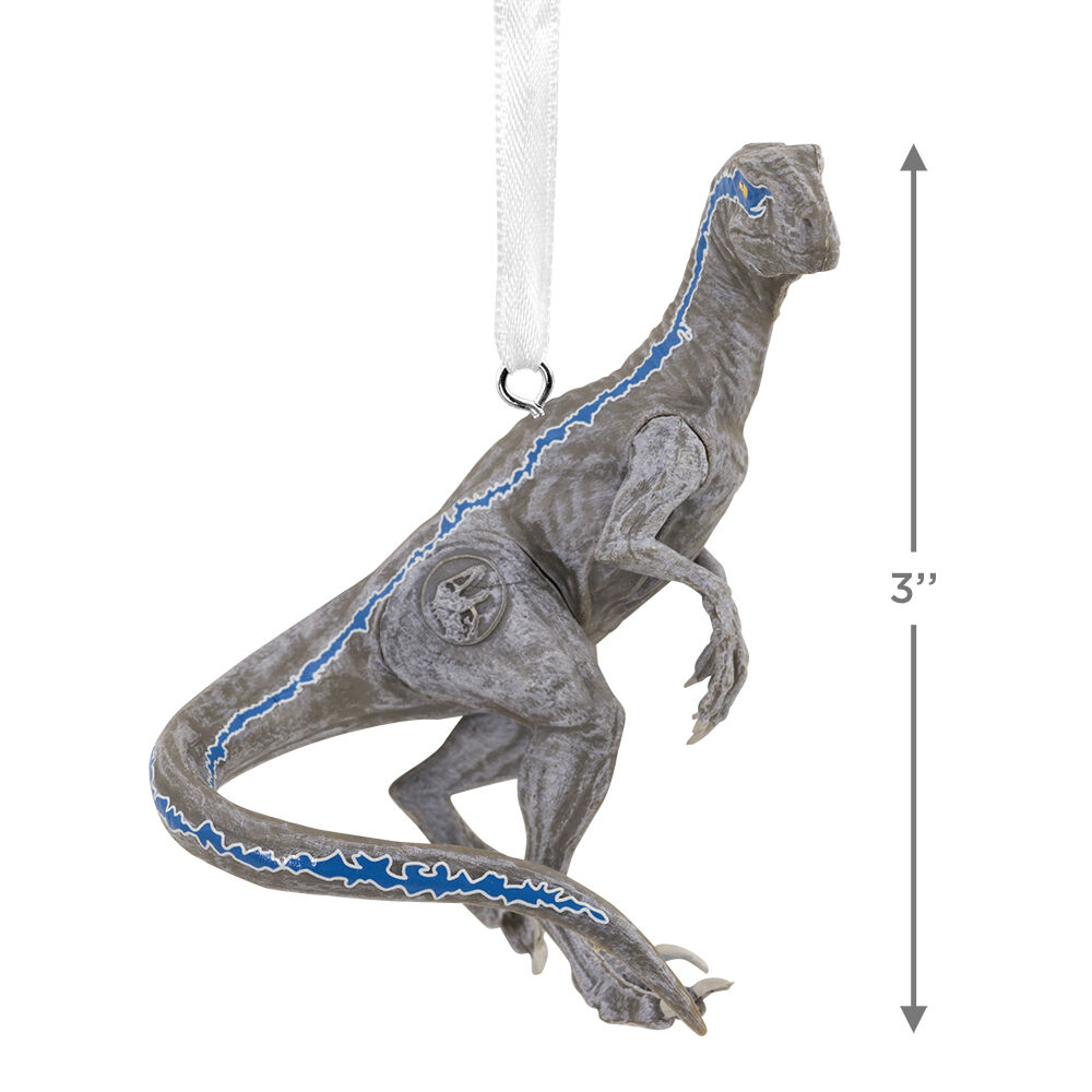 Hallmark velociraptor blue ornament hot sale