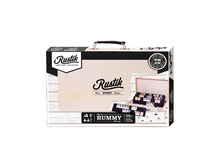 Rummy Wooden Suitcase - French Edition