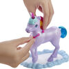 Barbie Dreamtopia Unicorn Pet Playset with Barbie Royal Doll, Unicorn with Color Change Potty Feature