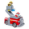 PAW Patrol, Marshall Split-Second 2-in-1 Transforming Fire Truck Vehicle with 2 Collectible Figures