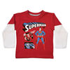 Superman - Long Sleeve Fooler Tee - Red - 5T