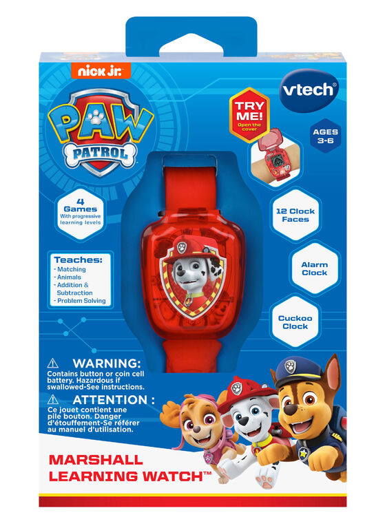 VTech PAW Patrol : La Pat' Patrouille - La montre interactive de Marcus - Édition anglaise