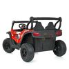 KIDSVIP Buggy d'aventure 2 places 24 V pour enfants 4X4 UTV porteur avec RC - Rouge