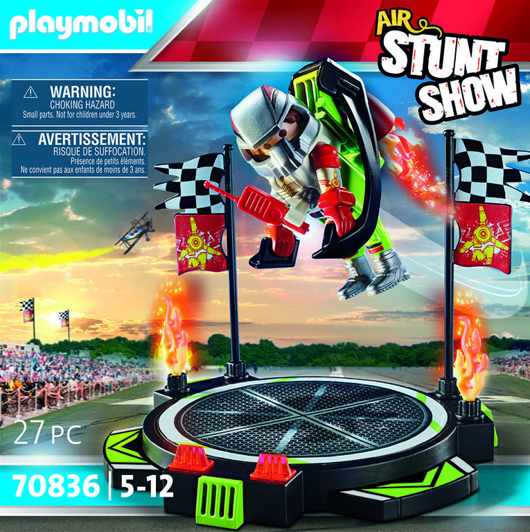 Air Stuntshow Pilote avec réacteur dorsal