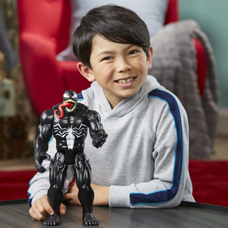 Marvel Spider-Man Titan Hero Series, figurine de collection Deluxe Venom de 30 cm