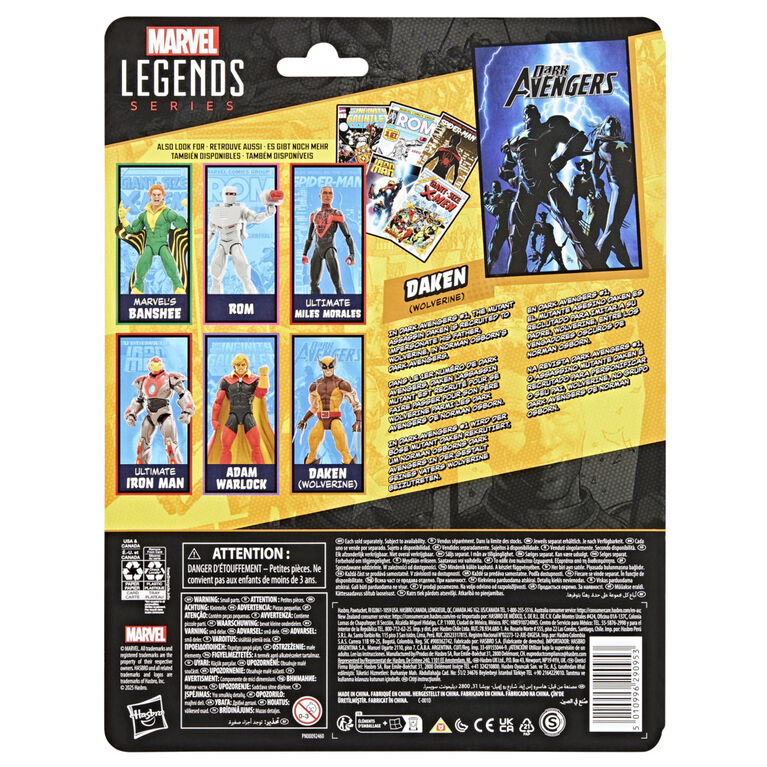 Marvel Legends Series Daken (Wolverine), figurine Avengers