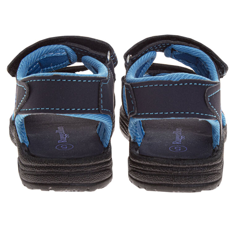 Rugged Bear Navy/Blue Sport Sandal Size 5