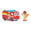 Disney Junior Firebuds HQ Playset with Lights, Sounds, Fire Truck Toy, Action Figure and Vehicle Launcher