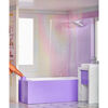 Jeu de maison Rainbow High - maison à 3 étages en bois pour poupée (mesurant 4 pi (1,21 m) de haut et 3 pieds (0,91 m) de large), entièrement meublée avec bain à remous, douche, évier, ascenseur fonctionnels et 50+ accessoires