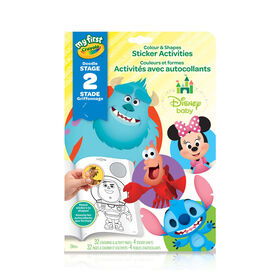 My First Crayola Colour & Shapes Sticker Activity Book, Disney Baby