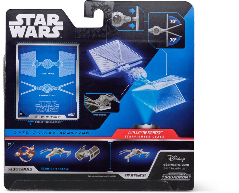 Star Wars Micro Galaxy Squadron - Starfighter Class - Outland TIE Fighter