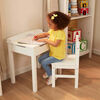Child's Lift- Top Desk and Chair- White