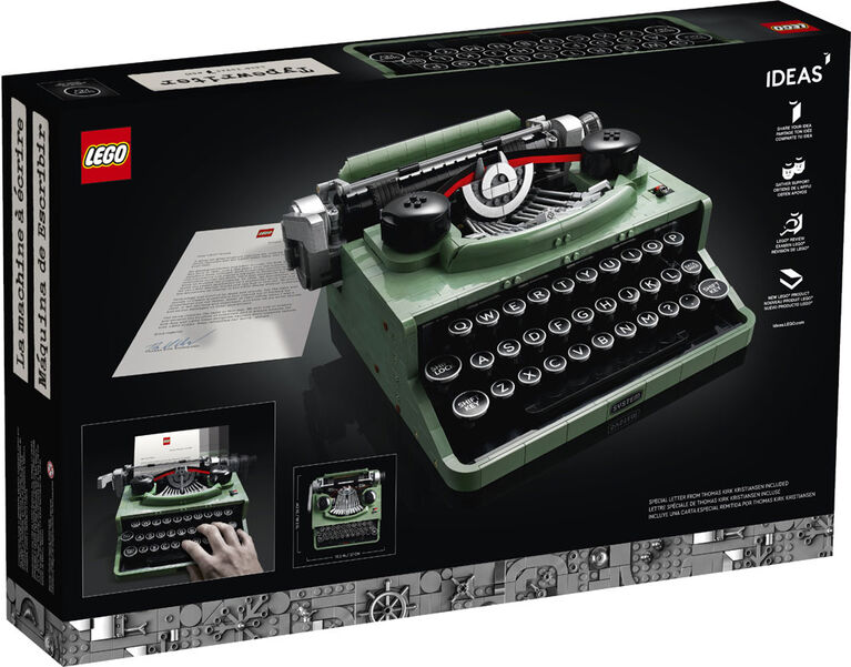 LEGO Ideas Typewriter 21327 (2079 pieces)