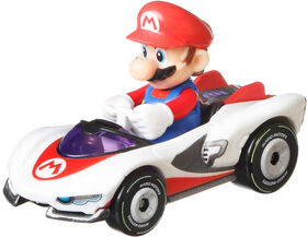 Hot Wheels - Mario Kart - V&eacute;hicule Mario P-Wing