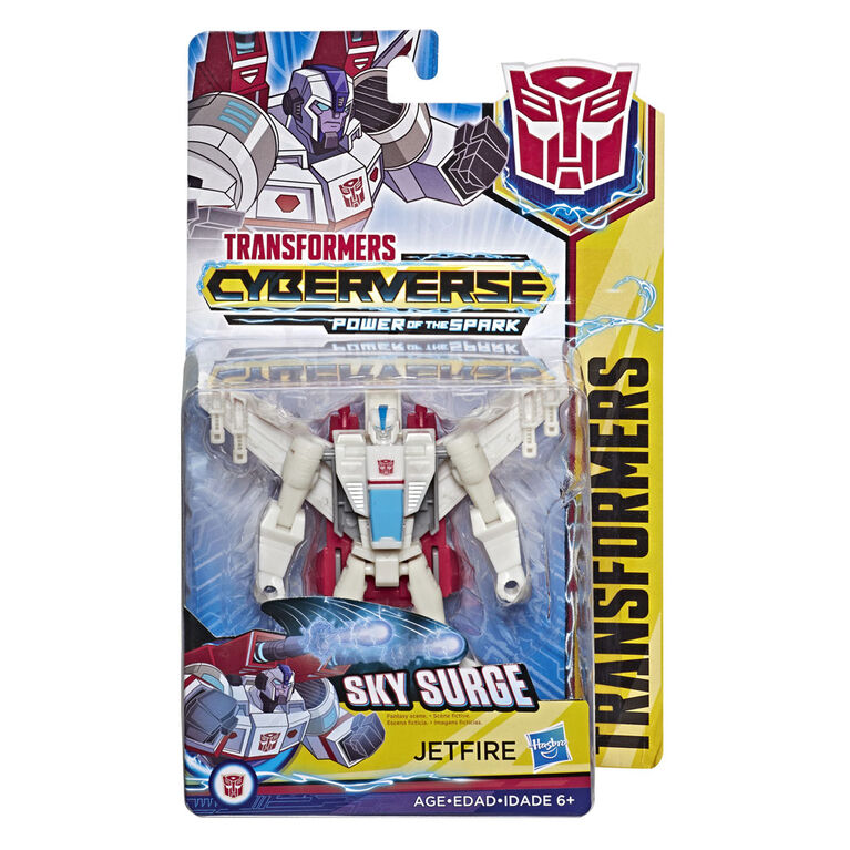 Transformers Cyberverse Action Attackers Warrior Class Jetfire Action Figure