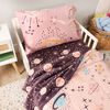 3-Piece Toddler Bedding Set, Pink Science