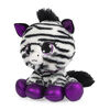 P.Lushes Designer Fashion Pets Alexia Zara Zebra Stuffed Animal, Black/White, 6"