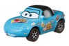Bolides de course jouets Mia "Dinoco" et Tia "Dinoco" du film "Les Bagnoles" de Disney/Pixar