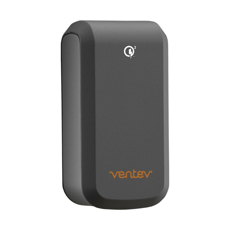 Ventev 563961 Wall Charger Qualcomm 3.0 w/Single USB Port Grey