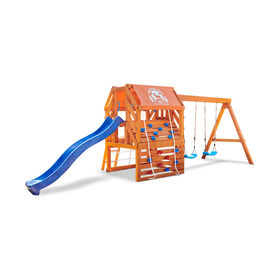 Real Wood Adventures Panther Peak Backyard Playset for Kids by Little Tikes