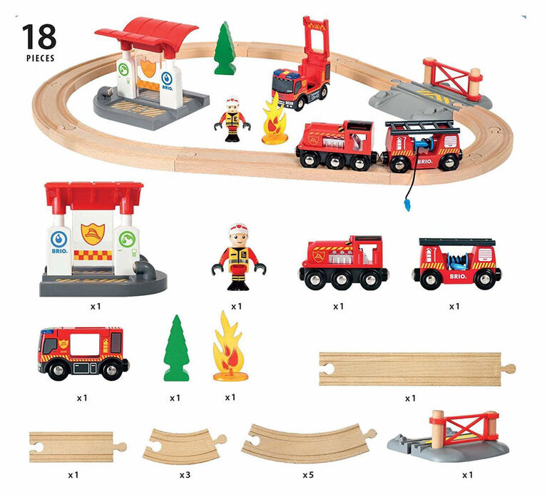 BRIO Firefighter Set - English Edition