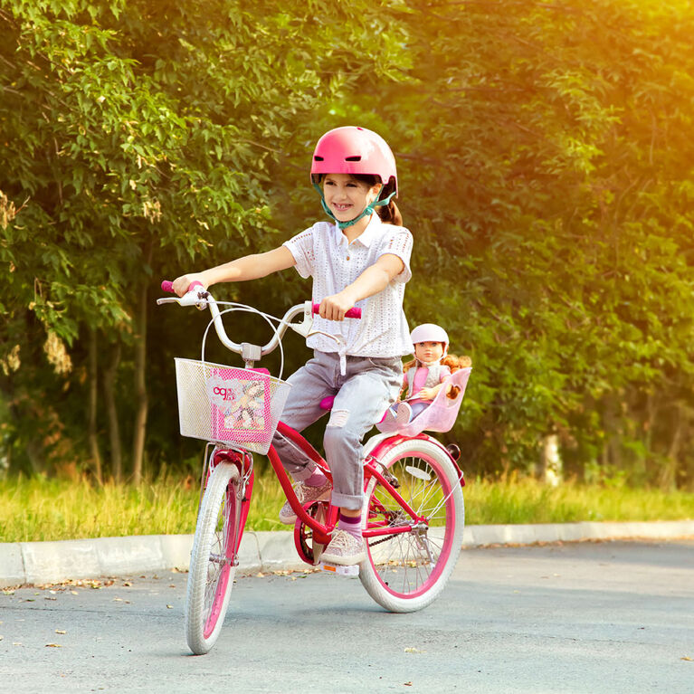 Vélo pour enfant avec siège pour poupée 46 cm, Bicycle, Our Generation