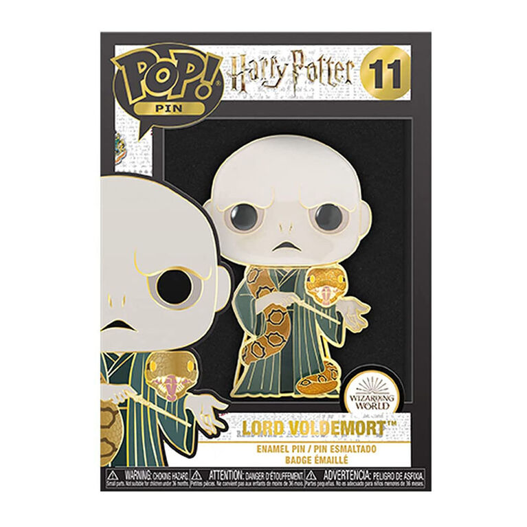 Badge émaillé Voldemort with Nagini par Funko Pop! Harry Potter