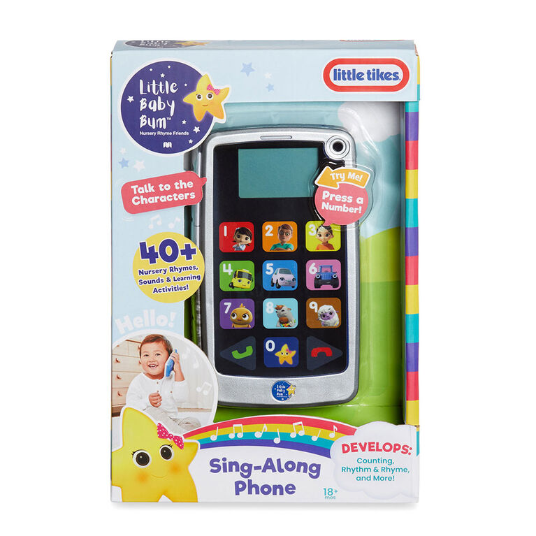 Little Baby Bum Sing-Along Smart Phone Learning Toy w/ Lights and Music