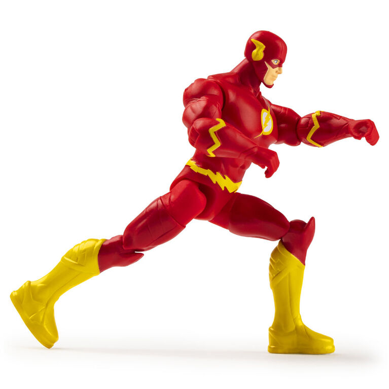 DC Comics, Figurine articul&eacute;e THE FLASH de 10 cm avec 3 accessoires myst&egrave;re, Adventure 2