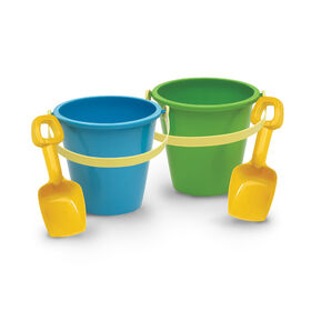 6" Pail with Shovel - Assorted Colours