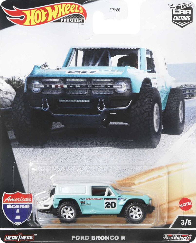 Hot Wheels Car Culture Circuit Legends Ford Bronco R Vehicle