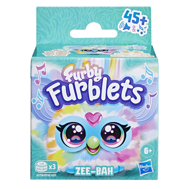 Furby Furblets Zee-Bah Zebra Mini Plush Toy