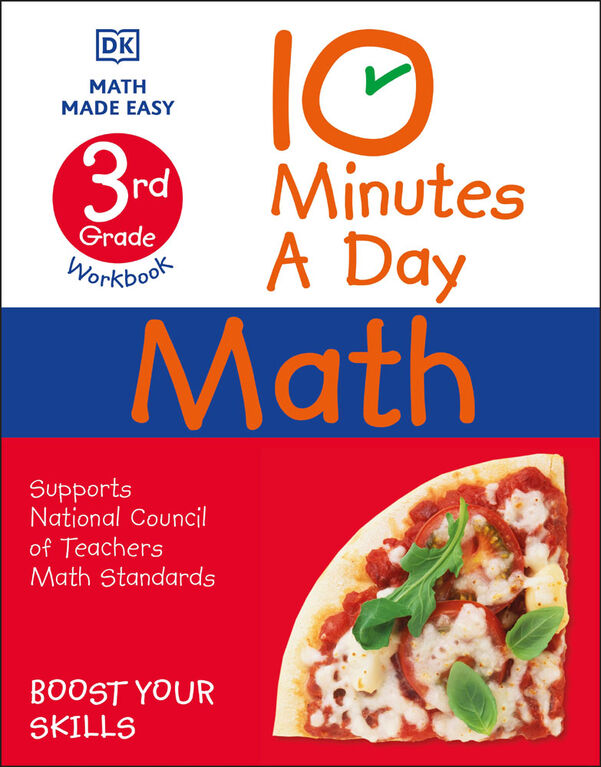 10 Minutes a Day Math, 3rd Grade - Édition anglaise