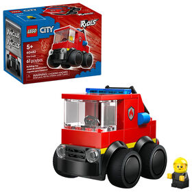 LEGO City V&eacute;hicules - Le camion de pompiers - Mini-ensemble de jouet de construction avec figurine de pompier - 60482