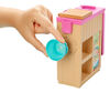 Coffret de jeu Machine à nouilles Barbie avec poupée blonde, poste de travail et accessoires