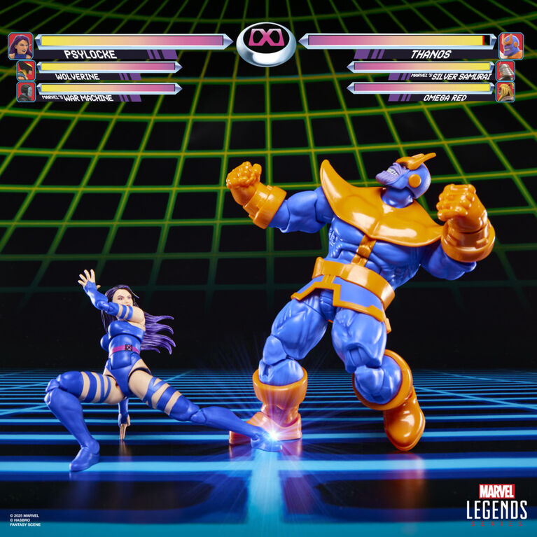 Marvel Legends Series Gamerverse Psylocke vs. Thanos Action Figure Collectibles